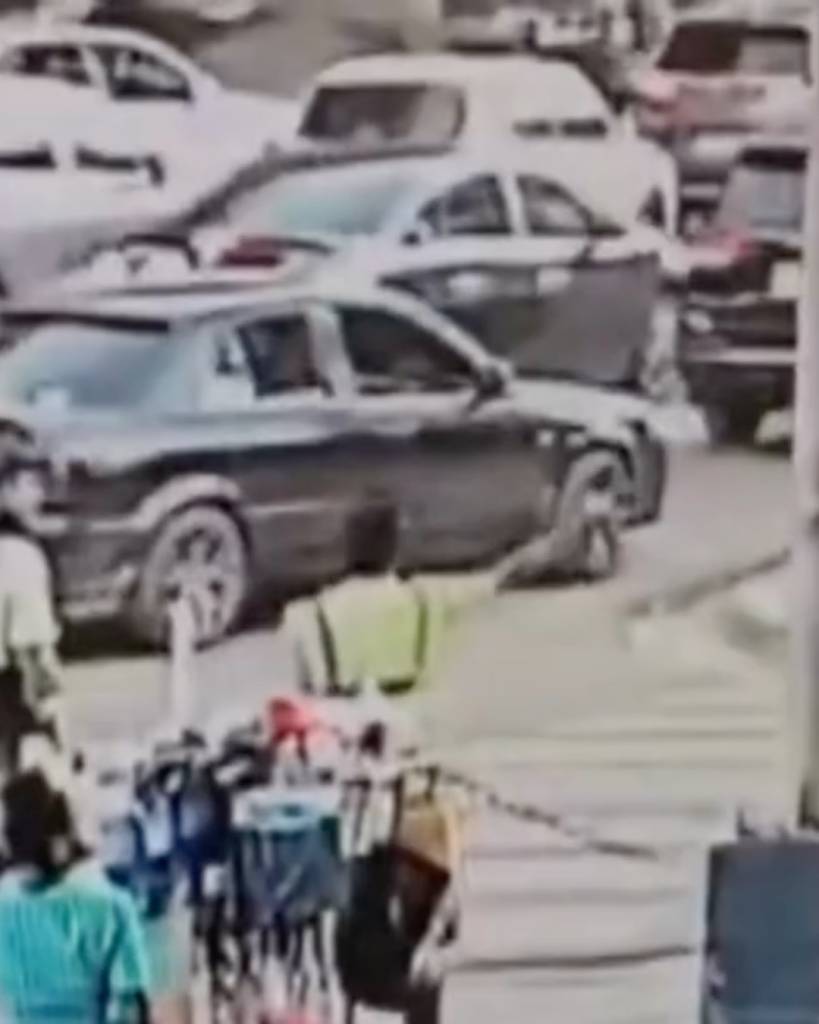 Brutal agresión a agente de DIGESETT por intentar poner multa