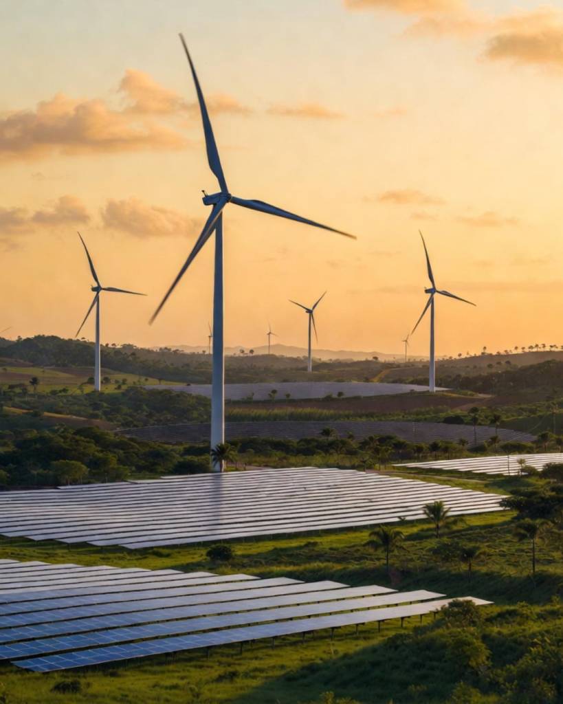 EGEHaina pone en marcha la primera central híbrida solar y eólica de gran escala en RD
