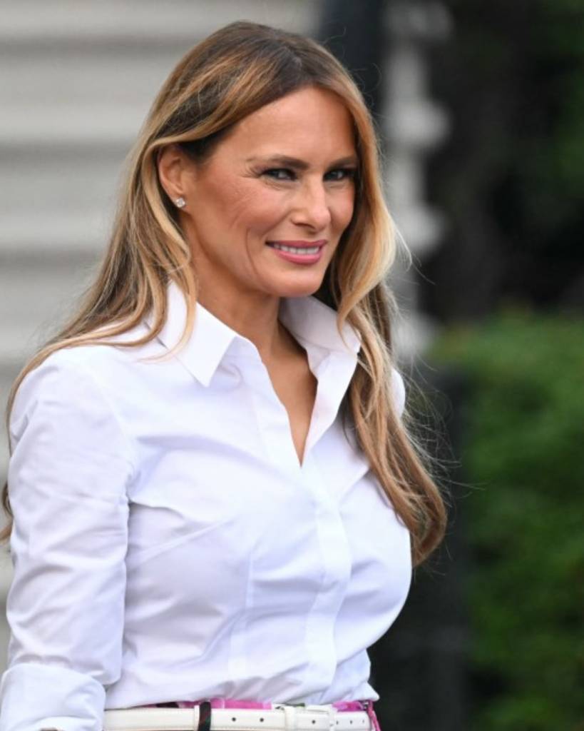 Melania Trump deslumbra con un cambio de imagen impactante