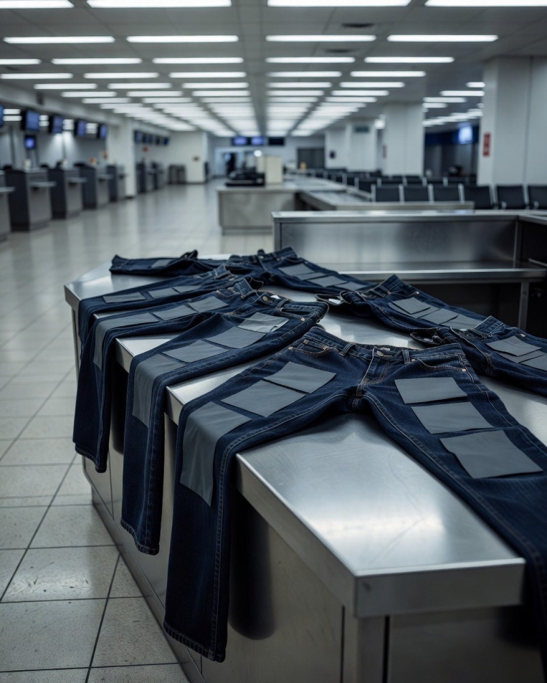 Intentó viajar a España con 5 kilos de cocaína en pantalones jeans y fue detenida en el AILA